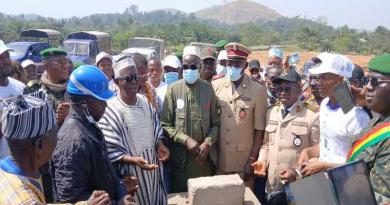 Gueckedou(Tékoulo ): pose de la première pierre du centre de santé amélioré