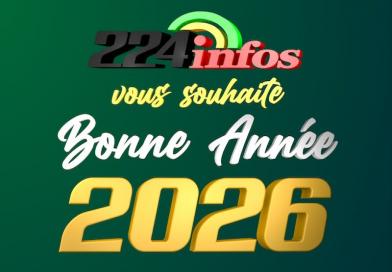 La redaction 224infos vous souhaite bonne et heureuse année 2026...