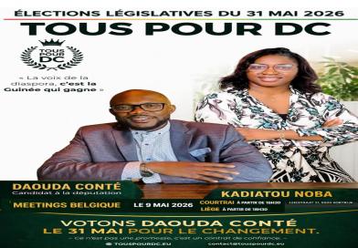 Diaspora Guinéenne en Europe : Daouda Conté dévoile son programme pour une “citoyenneté sans frontières”...