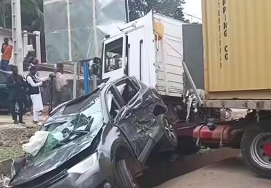 Matoto : un camion hors de contrôle provoque un drame à Kondébounyi...