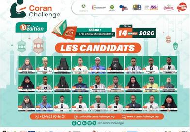 CoranChallenge 2026 : GuinéeBuzz célèbre 10 ans d'engagement pour la formation morale et spirituelle d'une jeunesse guinéenne d'excellence CoranChallenge 2026 : GuinéeBuzz célèbre 10 ans d'engagement pour la formation morale et spirituelle d'une jeunesse guinéenne d'excellence