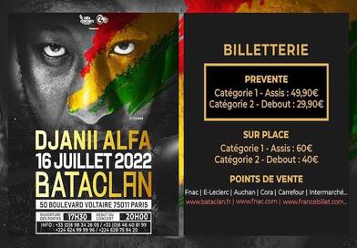 CRÉA CONCERTS appelle les autorités guinéennes à l'indulgence pour permettre à Djanii Alfa de se produire au Bataclan....