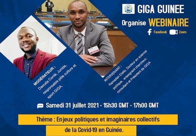 Communiqué : Démarrage de la série Webinaire GIGA portant sur « Regard des sciences sociales sur l’impact de la pandémie de Covid19 en Guinée »...