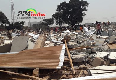 Conakry: Après KaporoRails, l'opération de déguerpissement touche Kipé 2...