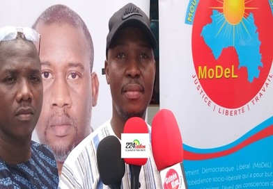 À Conakry, le MoDeL réaffirme son soutien à Aliou Bah face à sa condamnation judiciaire...