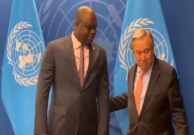Le premier ministre Dr Bernard Gomou rencontre le secrétaire général des Nations Unies...