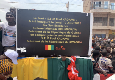 Conakry : Le pont de Kagbélen porte le nom du président Rwandais «Paul Kagamé»....