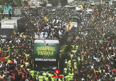 Retour triomphal des Lions de la Téranga : Dakar en liesse....