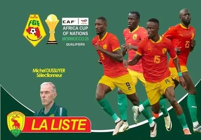 Michel Dussuyer dévoile sa liste des 23 pour les derniers matchs de  qualifications CAN 2025 : Retour de Kémo Touré et Julian Jeanvier.......