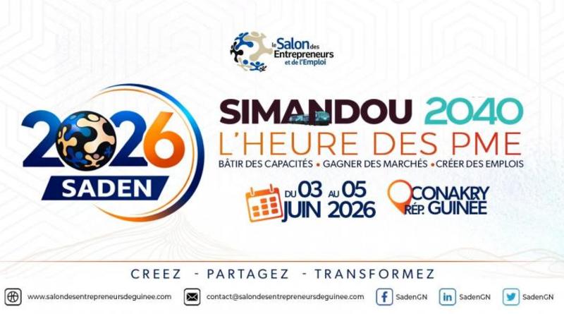 Guinée : le SADEN 2026 veut transformer l’emploi et l’entrepreneuriat du 3 au 5 juin à Co