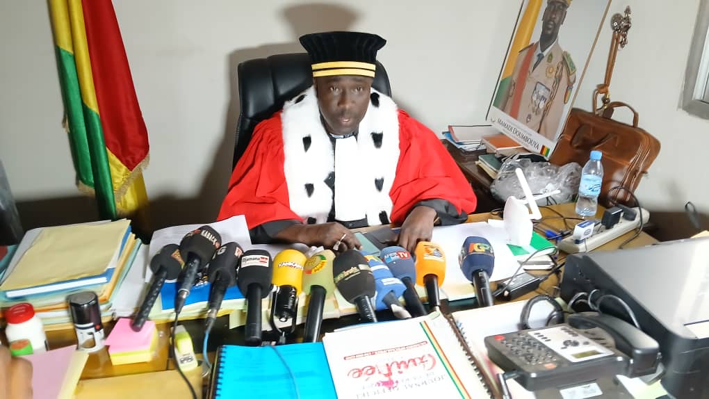 Parquet Général près la Cour d'Appel de Kankan dénonce Soustraction de matériaux du progra