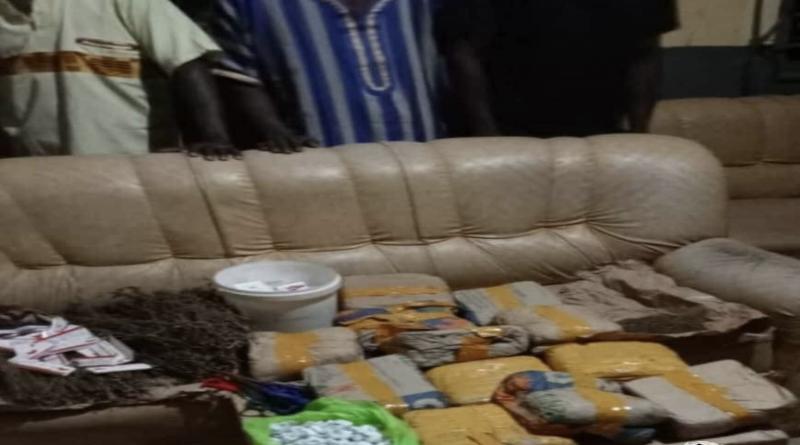 Koundara : 15 kg de chanvre indien saisis, cinq personnes arrêtées Koundara : 15 kg de chanvre indien saisis, cinq personnes arrêtées