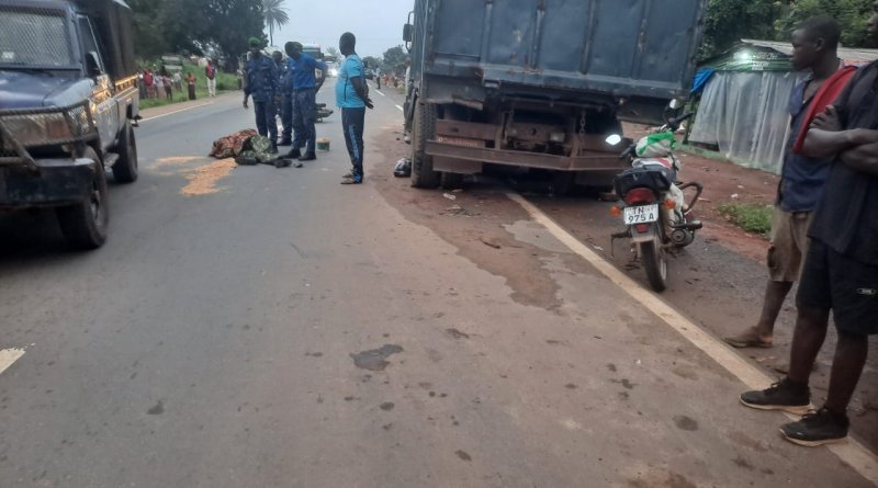 Kindia : un gendarme tué dans un accident à Foulaya