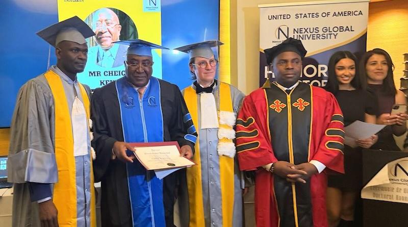 Distinction honorifique à Paris : Cheick Keita élevé au rang de Docteur Honoris Causa, le sacre académique d’un leader panafricain engagé au service du dialogue intercontinental