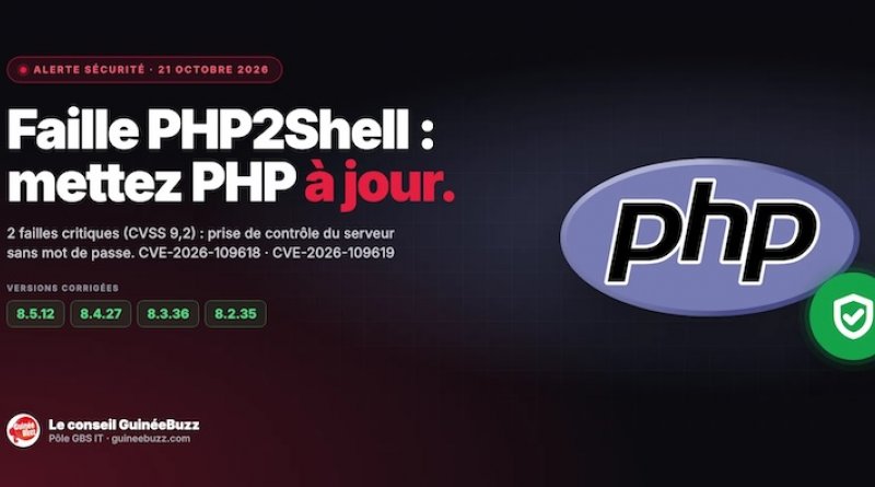 Faille PHP2Shell : comment protéger votre site, en 5 gestes ? Faille PHP2Shell : comment protéger votre site, en 5 gestes ?