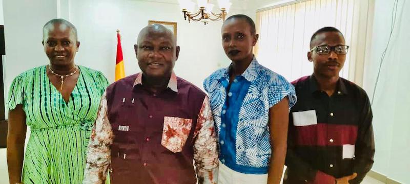 Comité Miss Guinée 2022 chez le Ministre de la Culture