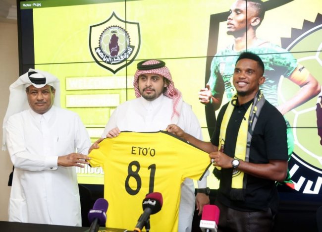 Etoo a signé au Qatar Sports Club