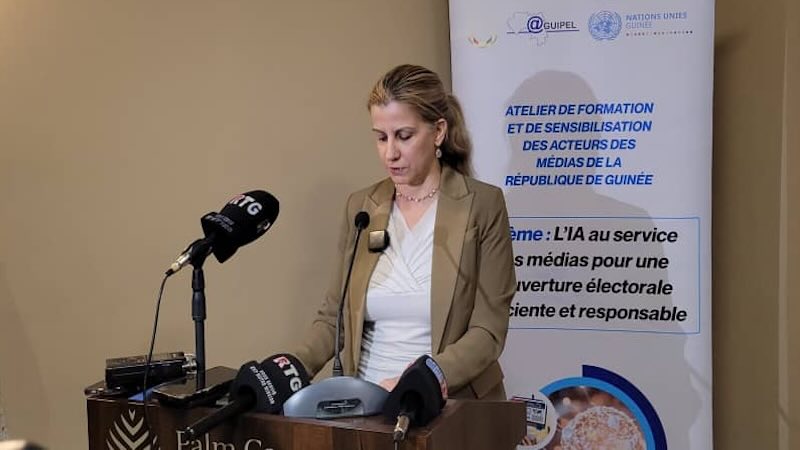 représentante de l’UNICEF en Guinée, Madalena Bentonoti