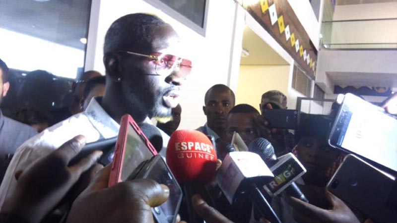 Mamadou SAKHO est bien arrivé à Conakry