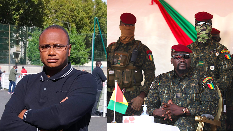 Mandian Sidibe et colonel Doumbouya