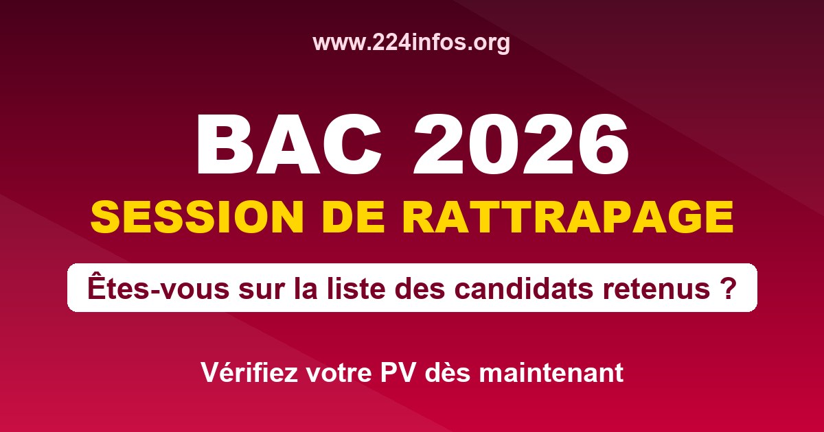 Rattrapage BAC 2026